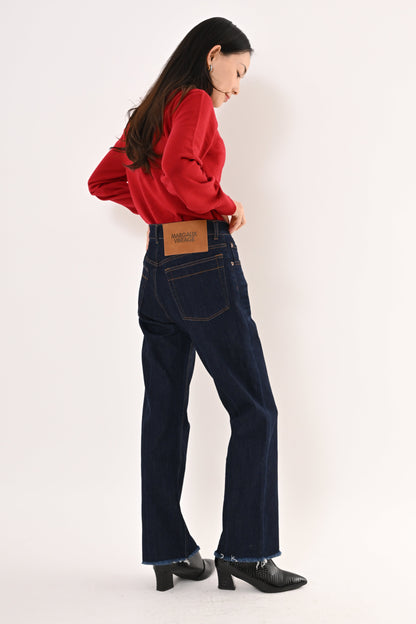 ONE WASHデニムスリムパンツ