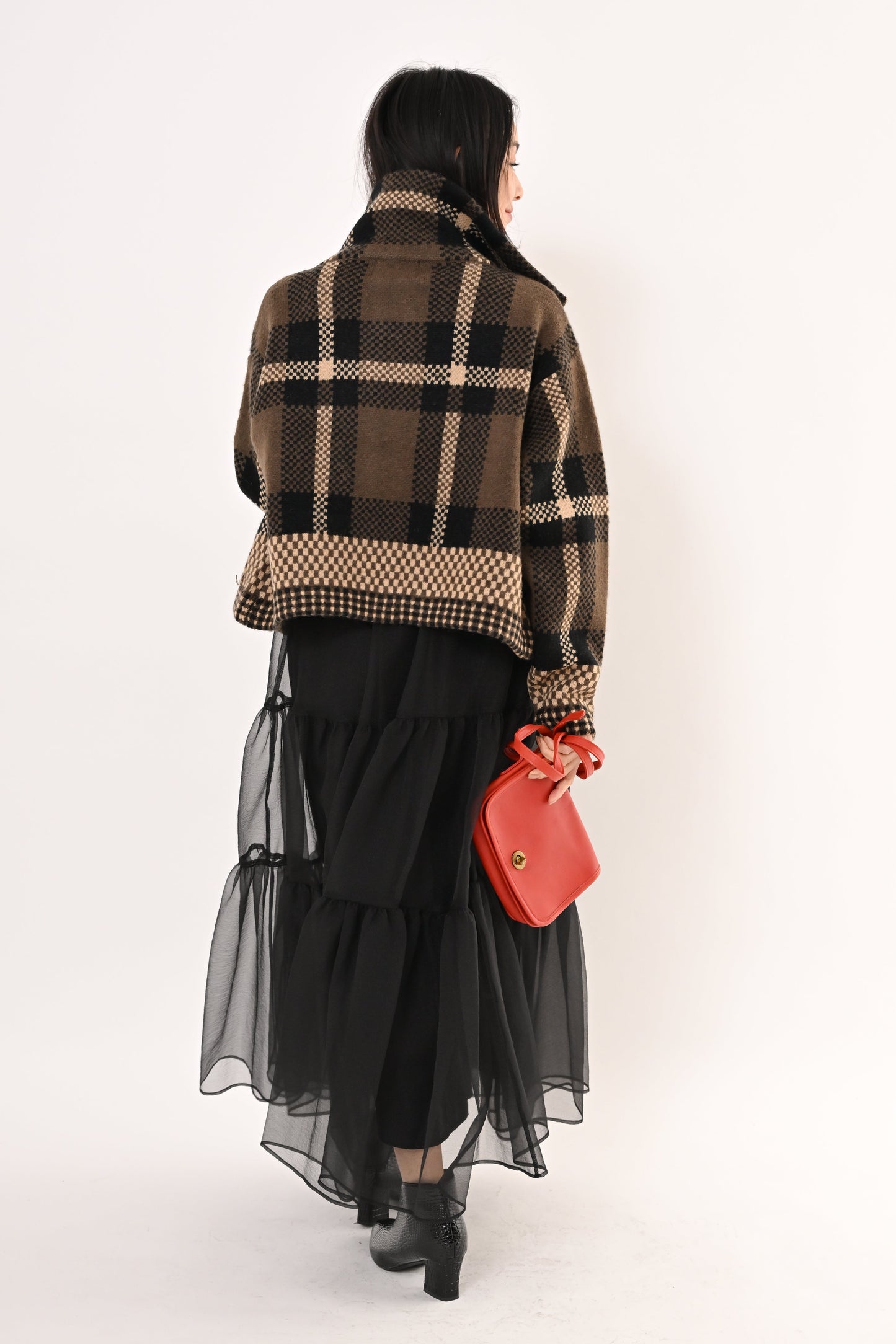 ［ＮＥＷ］ジャガードニットブルゾン