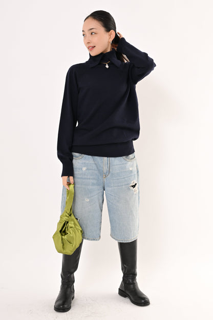 [NEW]2WAYハイネックニット