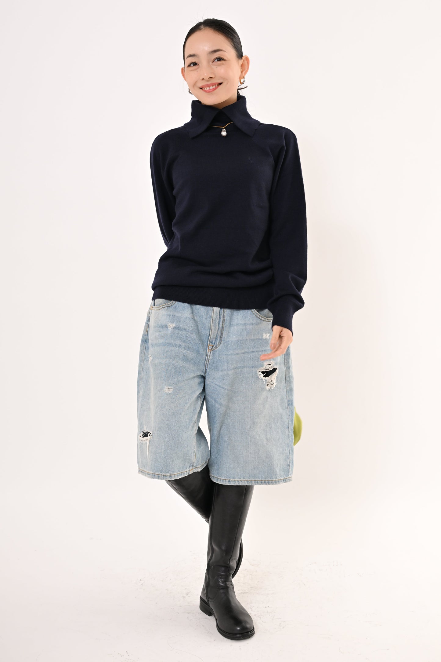 [NEW]2WAYハイネックニット