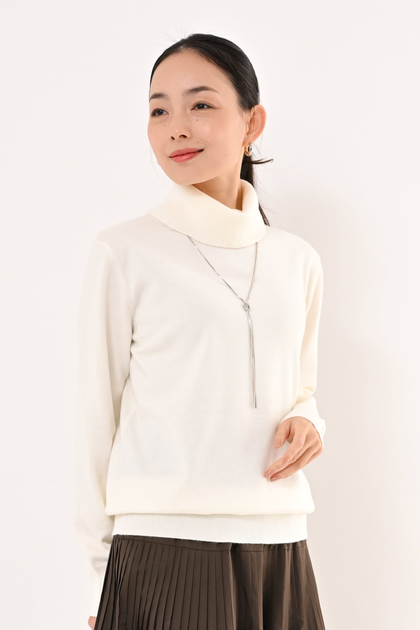 [NEW]2WAYハイネックニット