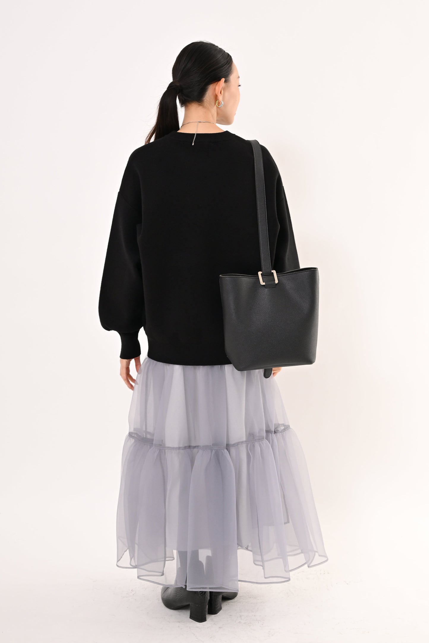 〈30%OFF〉パール+ロゴニット