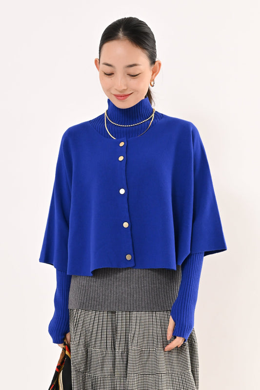 ケープアンサンブルニット