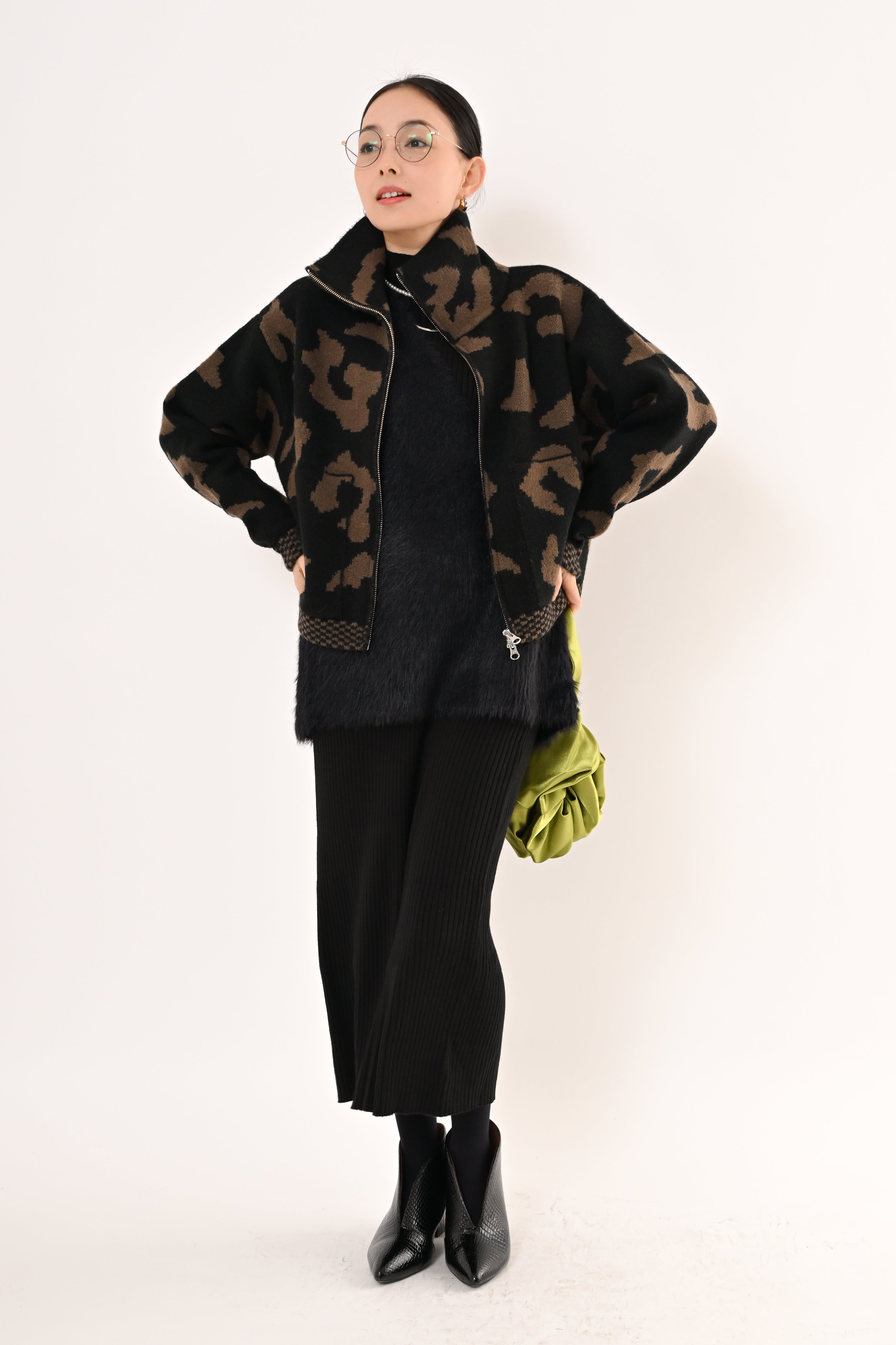 エルメネジルドゼニア 60万↑ ステッチレザー切替 超肉厚キャメルニットブルゾン エルメネジルドゼニア 60万↑ ステッチレザー切替 超肉厚キャメル