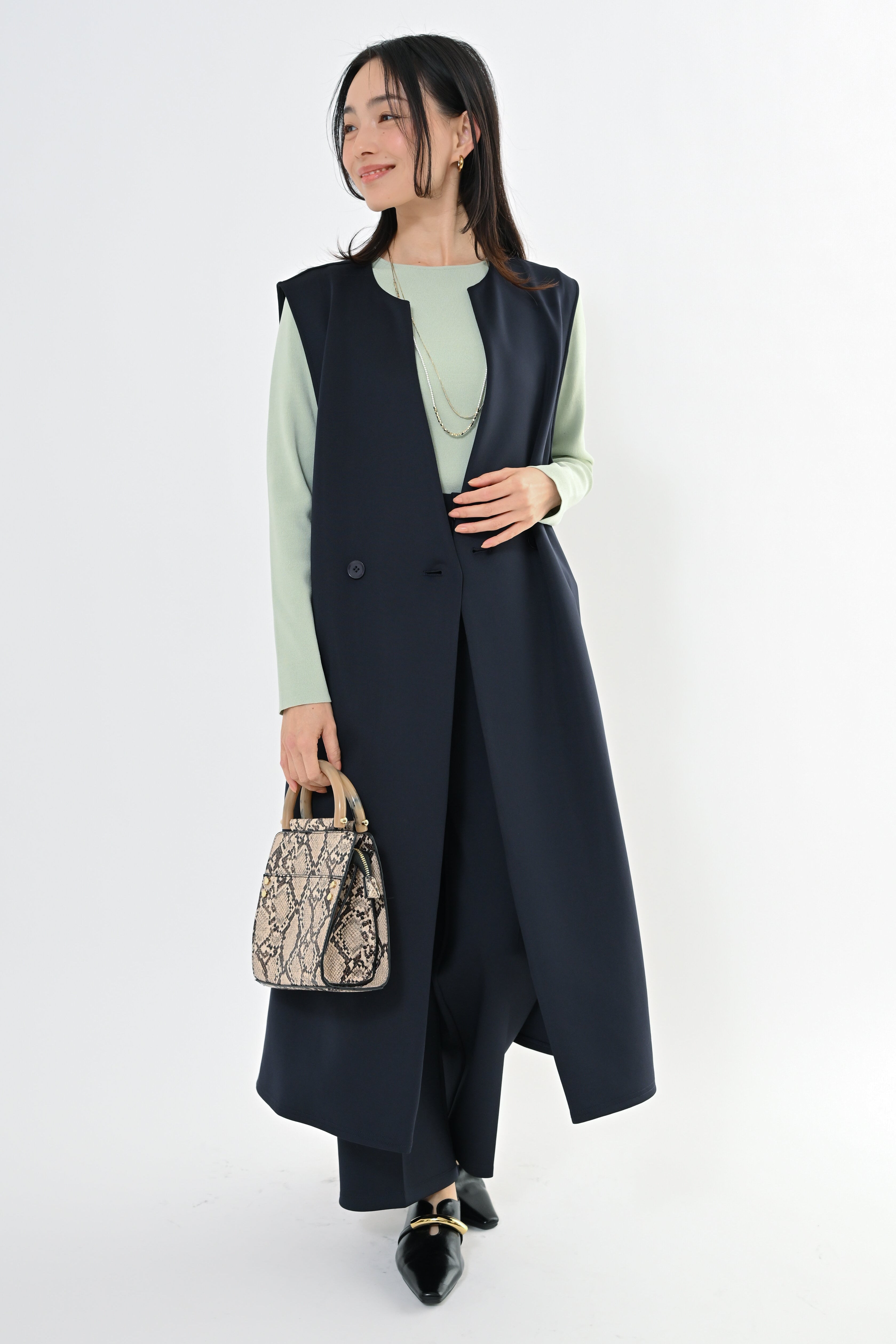 ダンボールフリルジレ｜ジャケット / ジレ｜good mood madam ( グッド