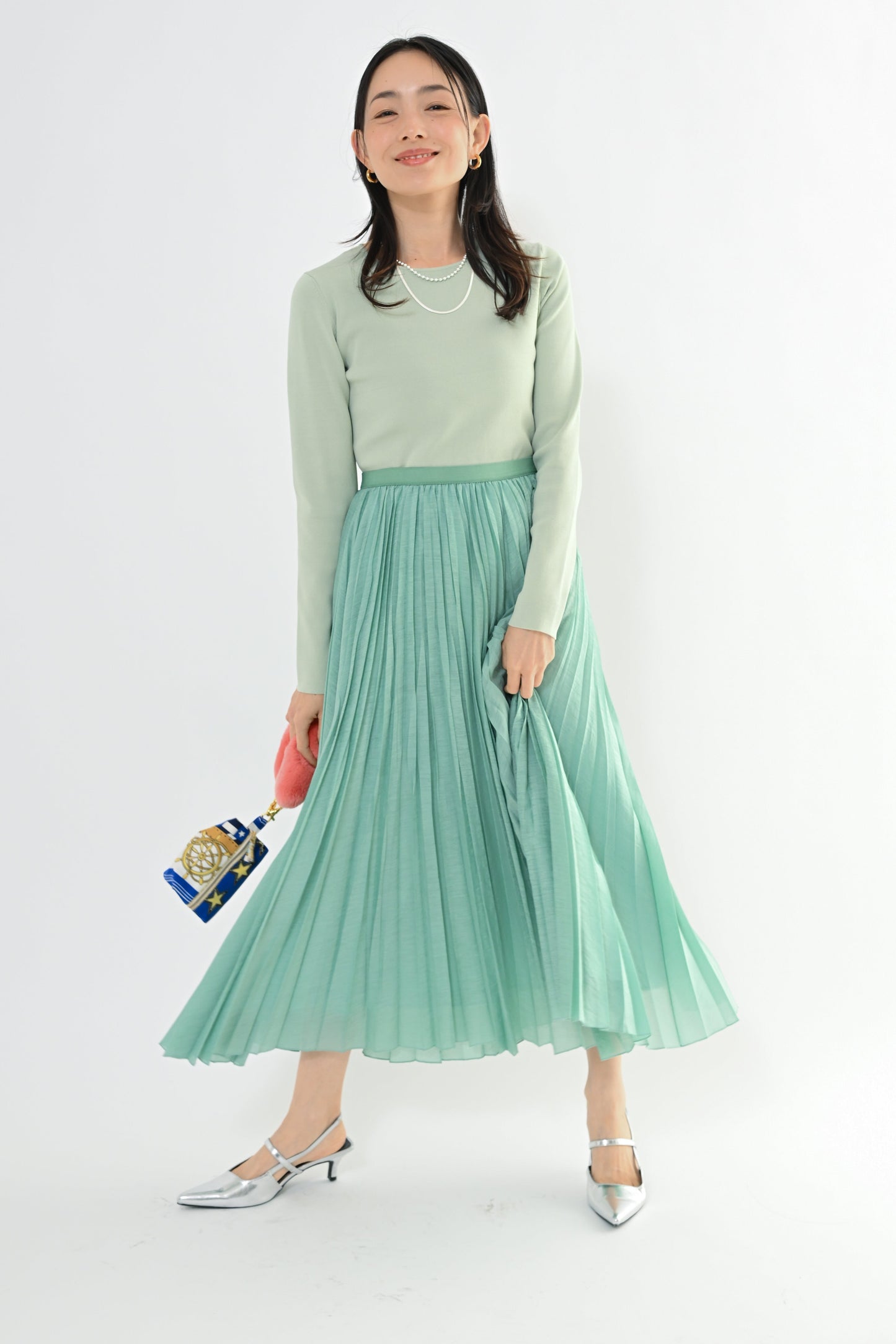 [予約] ランダムプリーツスカート