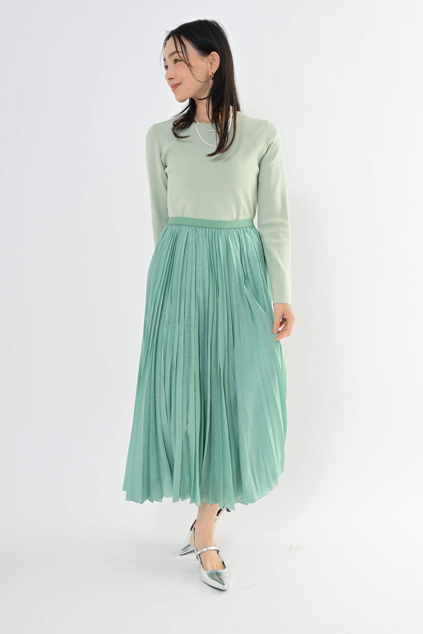 [予約] ランダムプリーツスカート