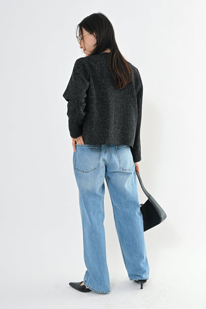 [予約] MIXツィードノーカラージャケット