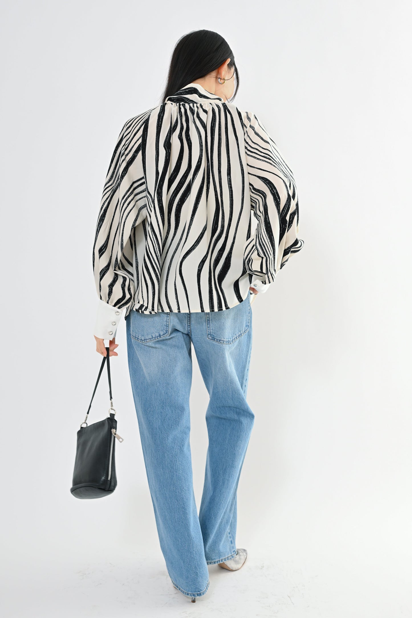 [予約] 2WAYガラボウタイブラウス