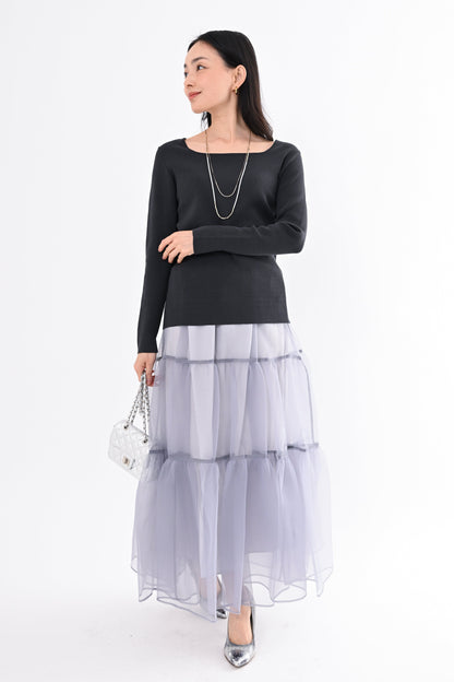 ニットスクエアプルオーバー