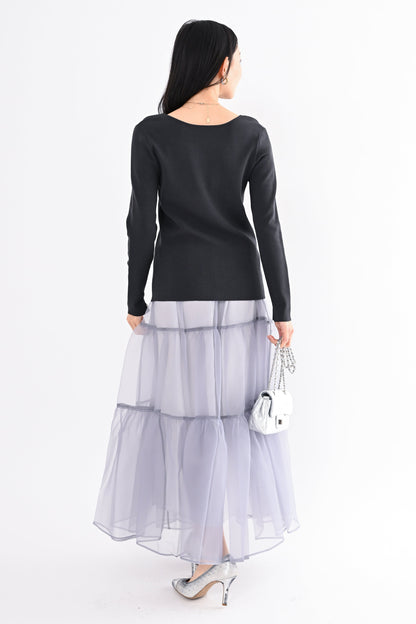 ニットスクエアプルオーバー