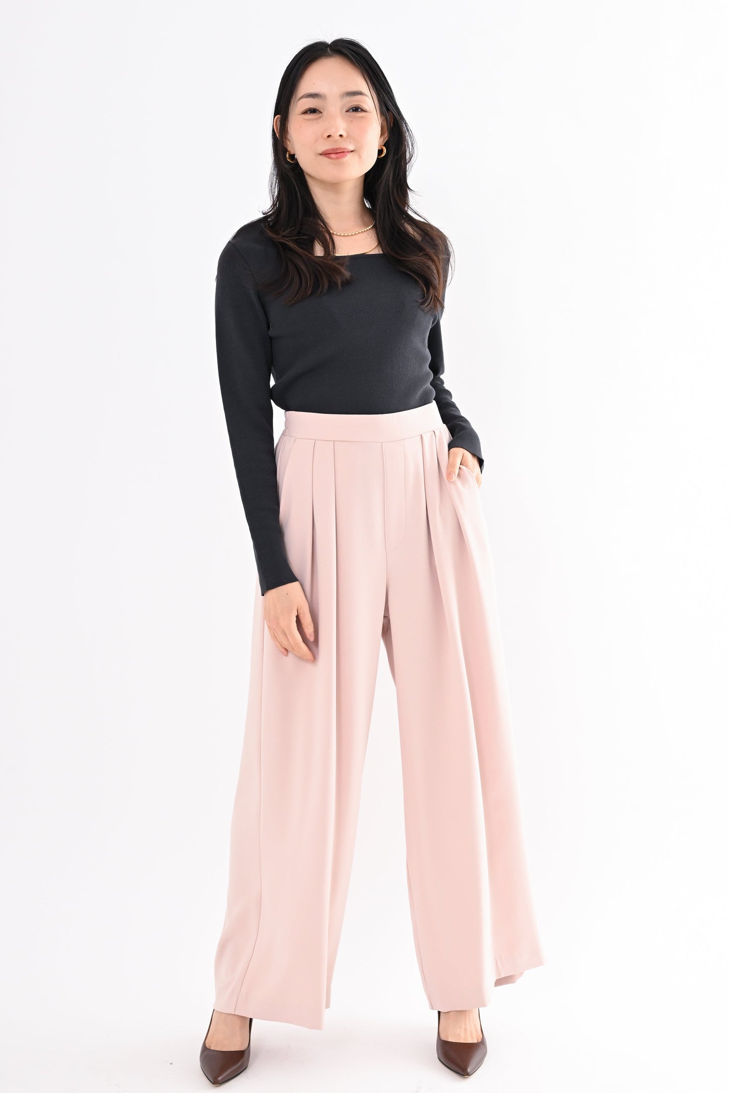 ハイウエストストレートパンツ2