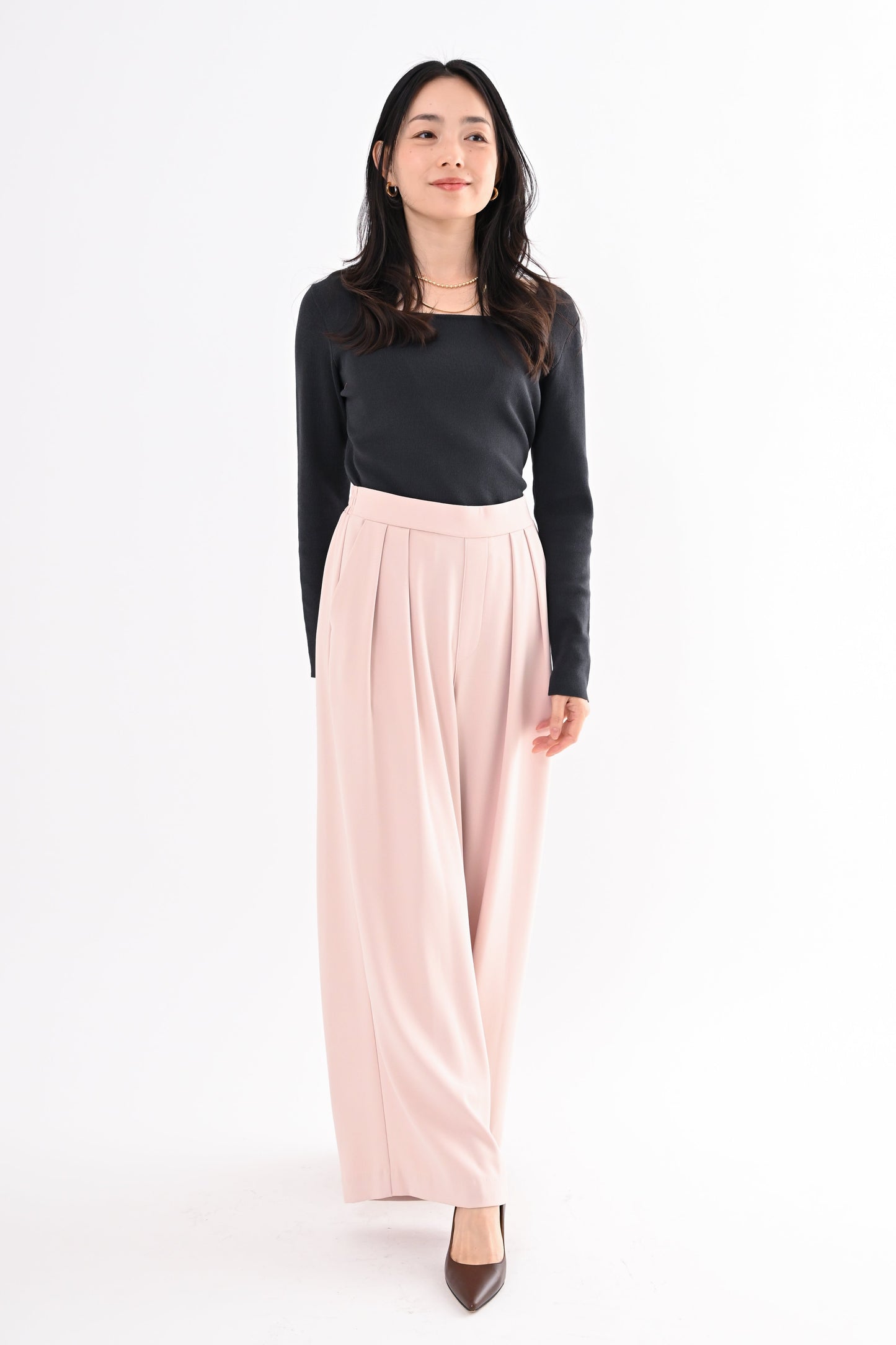 ハイウエストストレートパンツ2