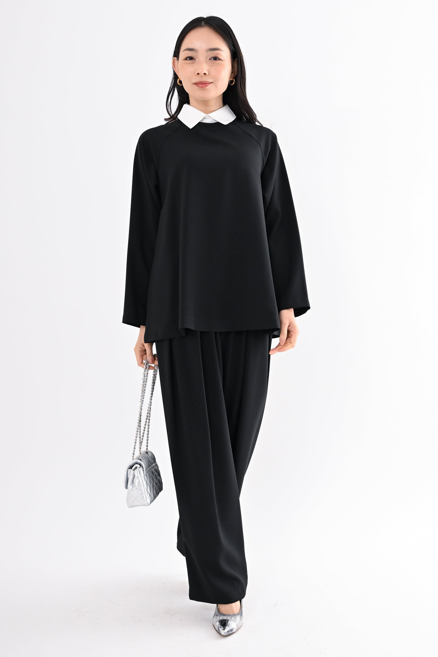 〈50%OFF〉カフス付ブラウス