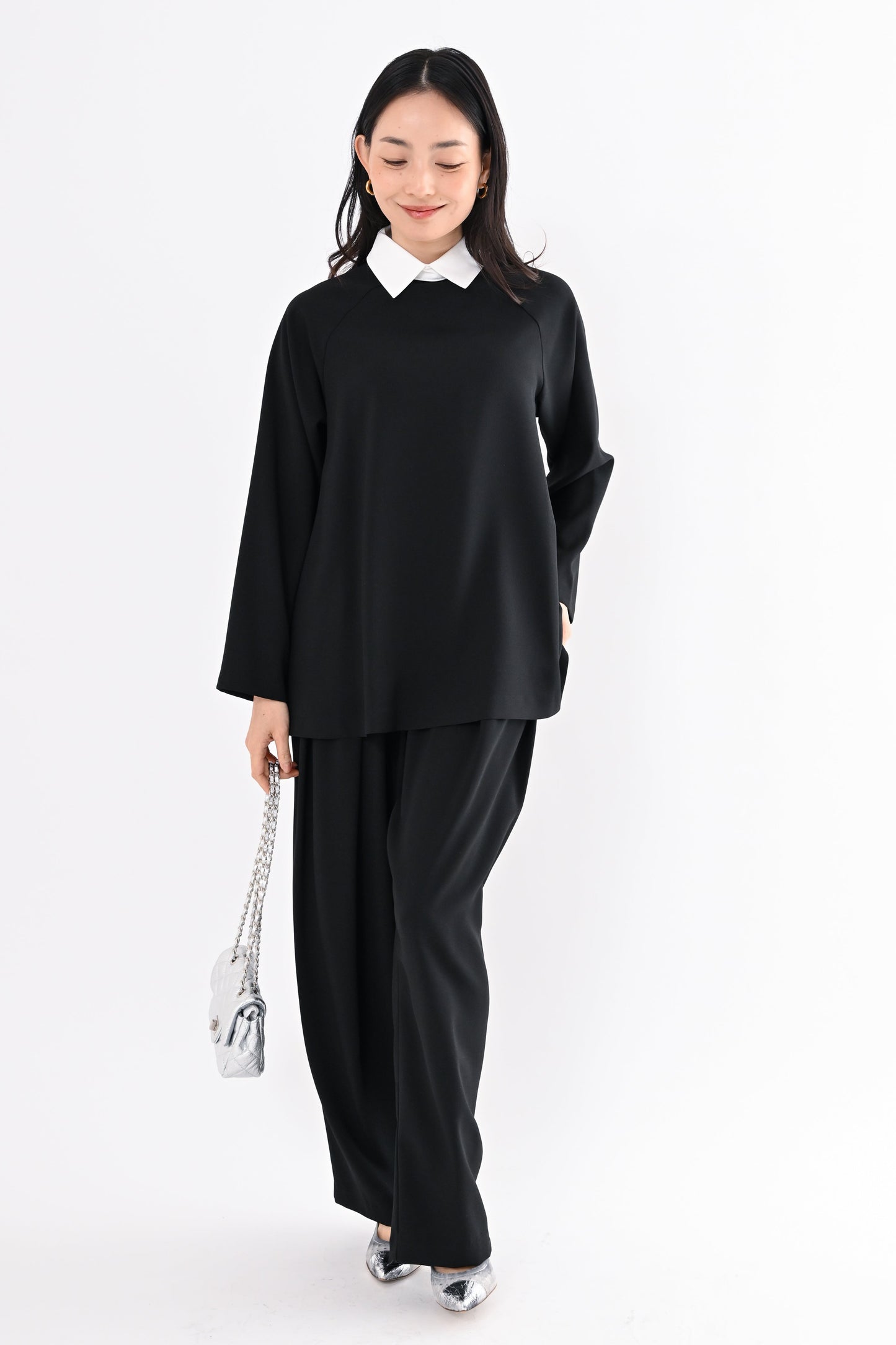 〈50%OFF〉カフス付ブラウス