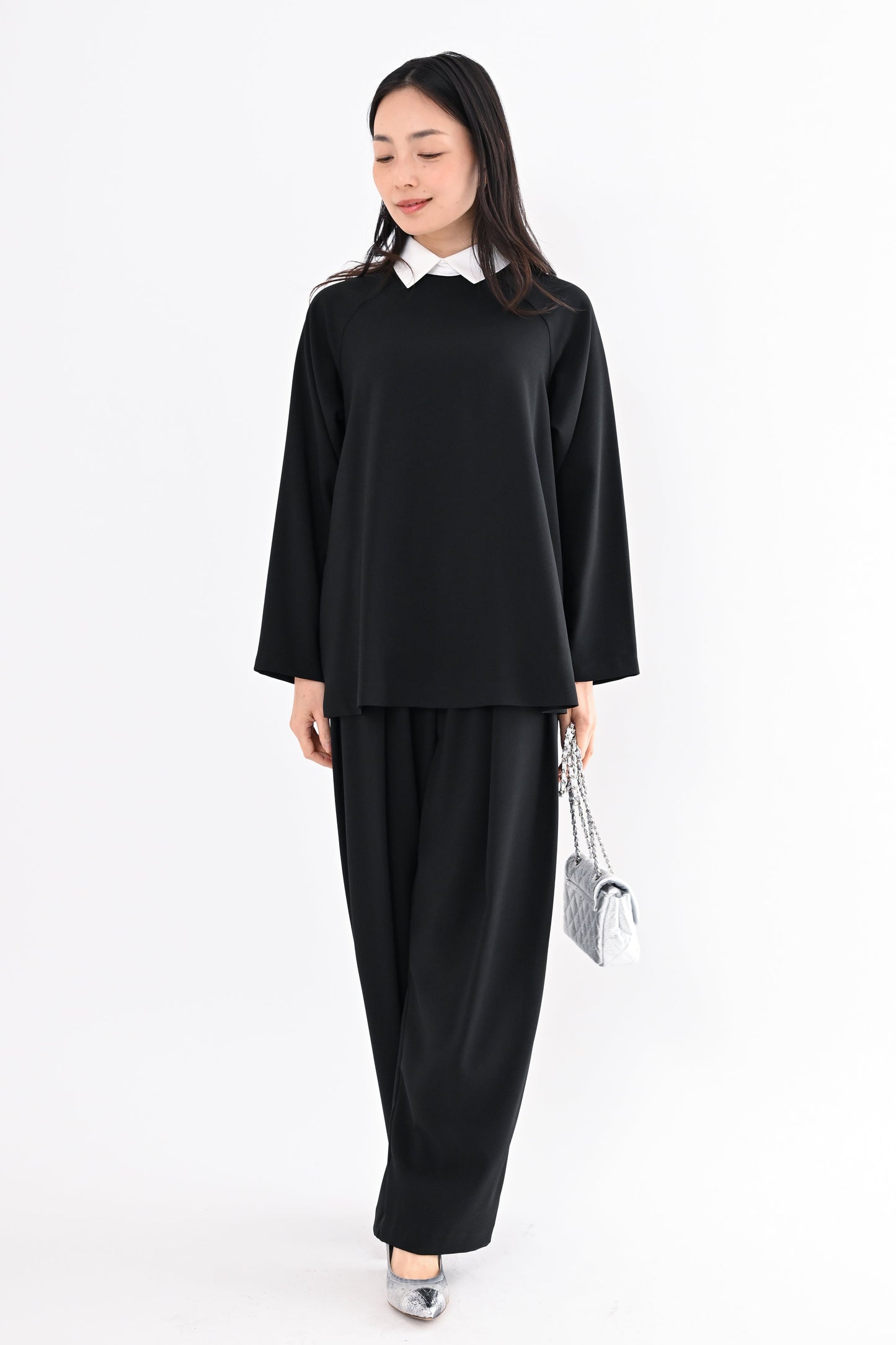 〈50%OFF〉カフス付ブラウス