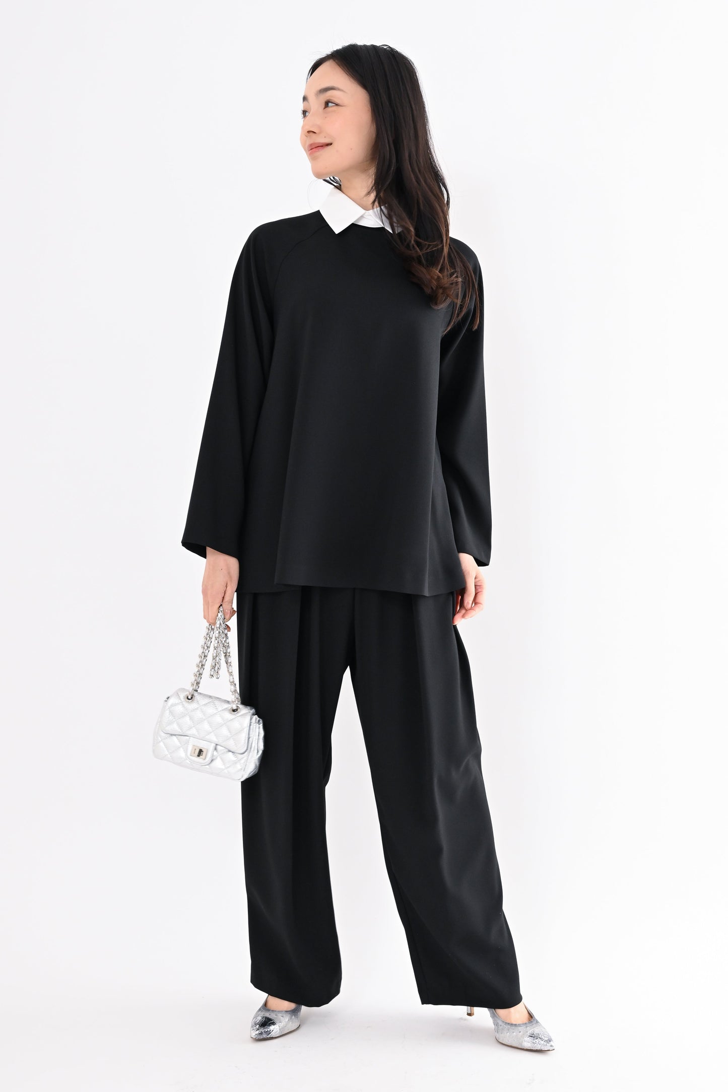〈50%OFF〉カフス付ブラウス