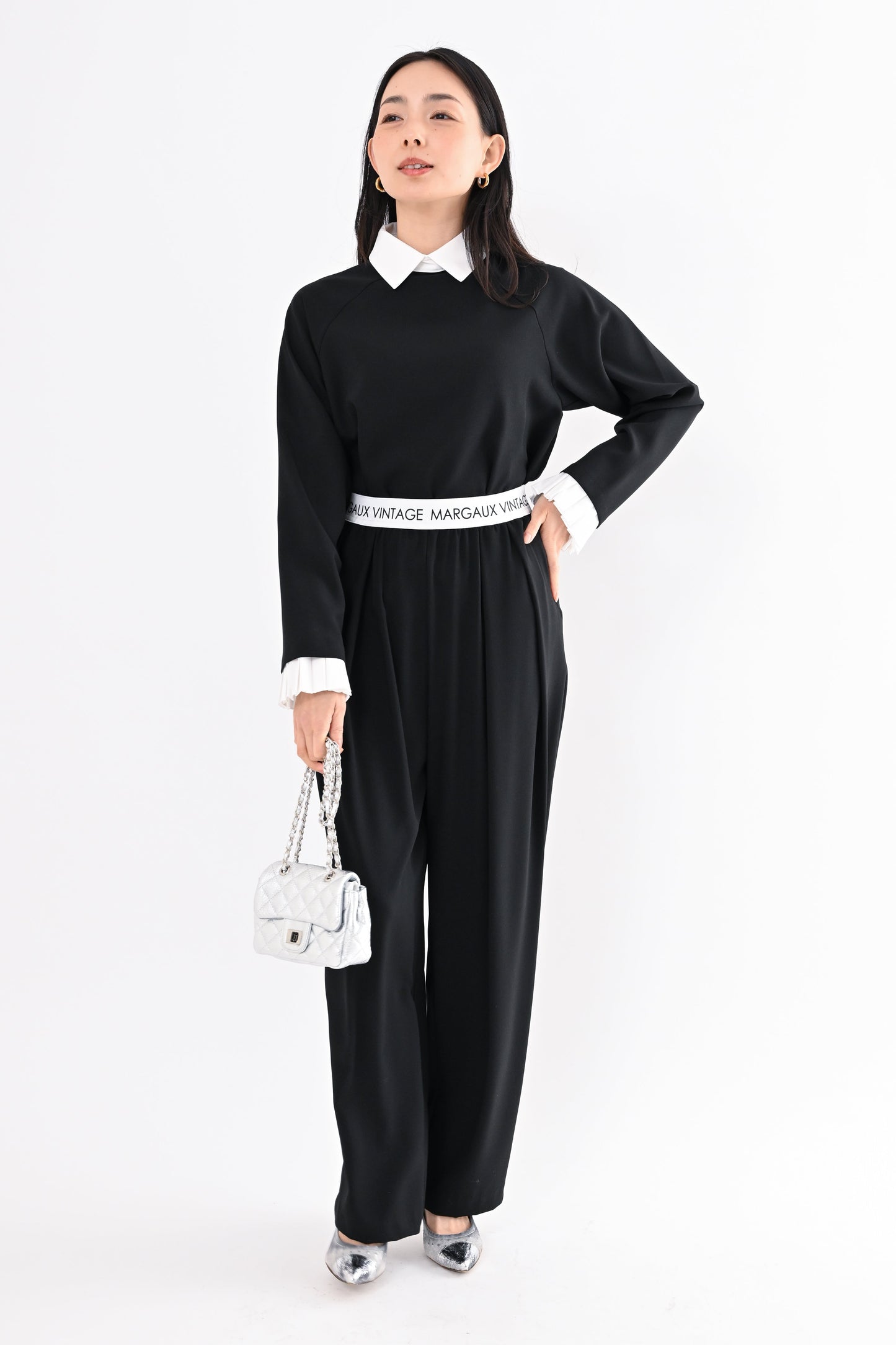 〈50%OFF〉カフス付ブラウス