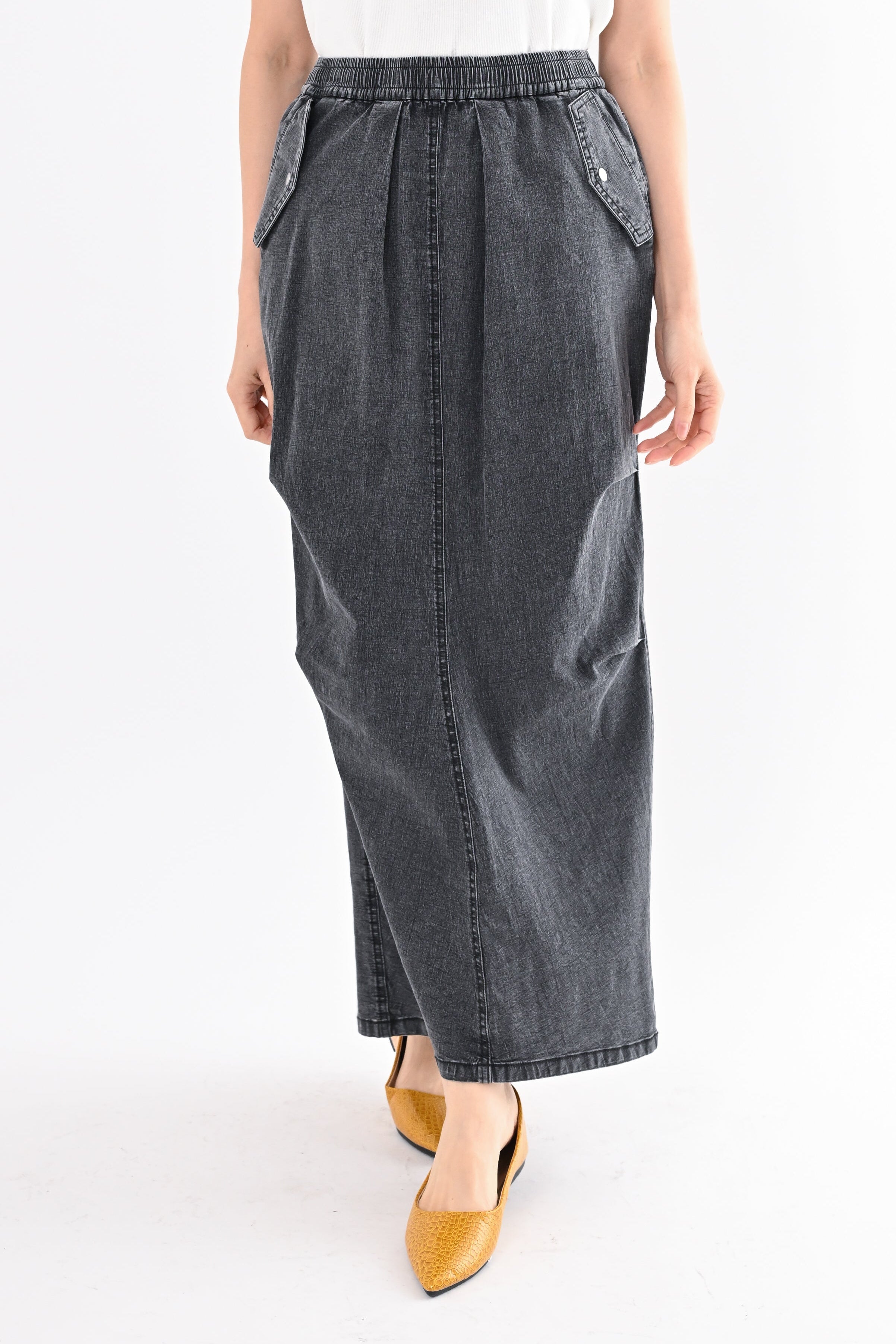 むっくです！ フラップポケデニムスカート｜スカート｜good mood madam ( グッド