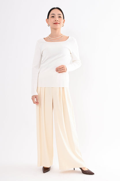 ニットスクエアプルオーバー