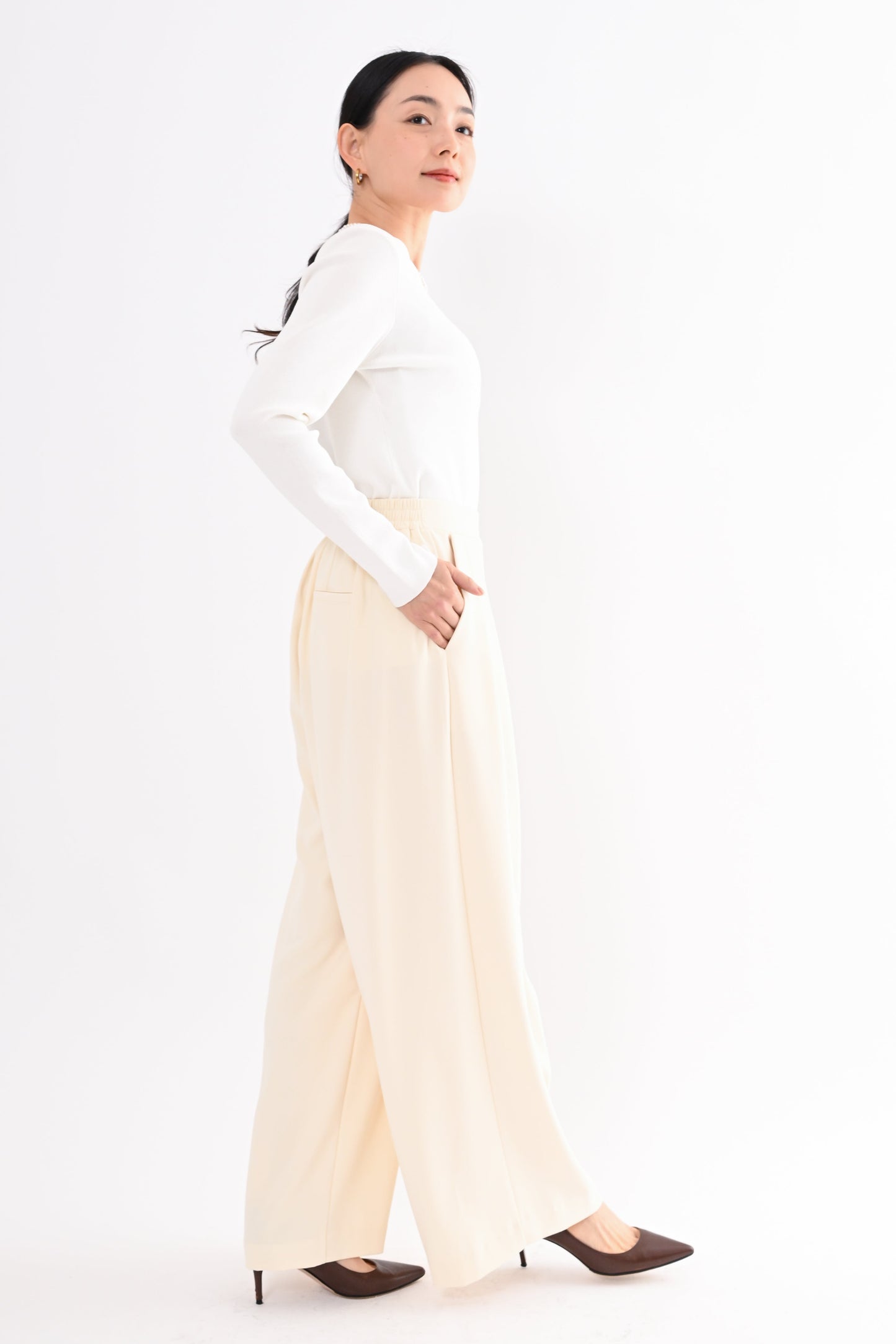 ハイウエストストレートパンツ2