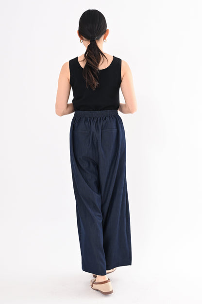 デニムハイウエストパンツ