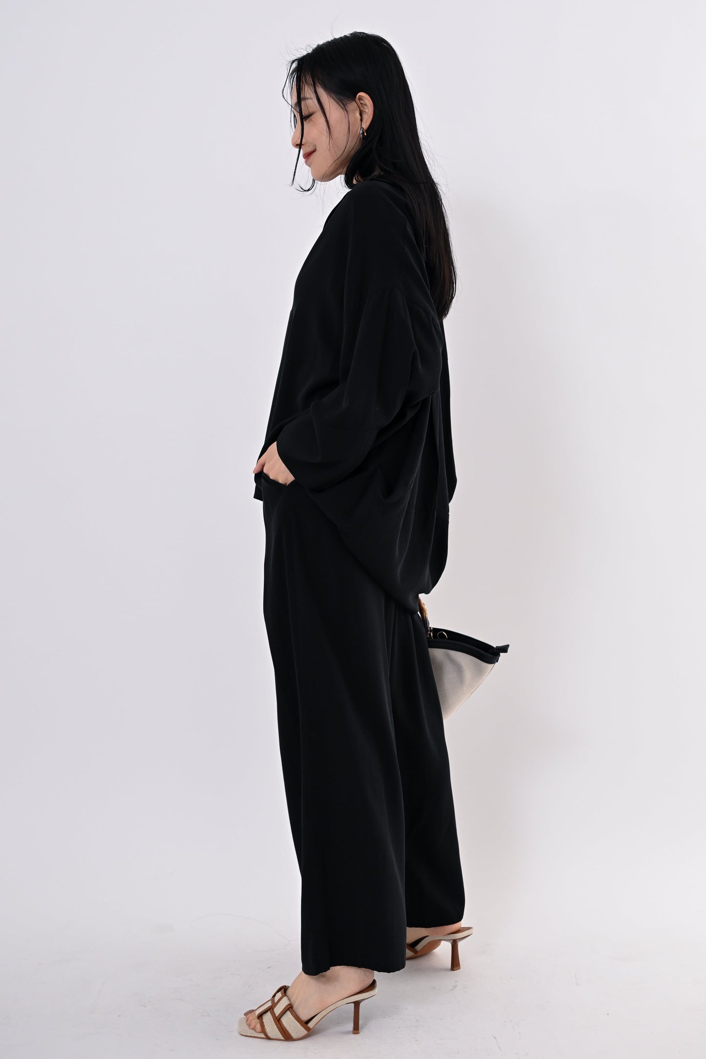 テンセルツイルスキッパーシャツ