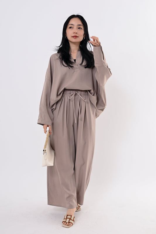 テンセルツイルワイドパンツ