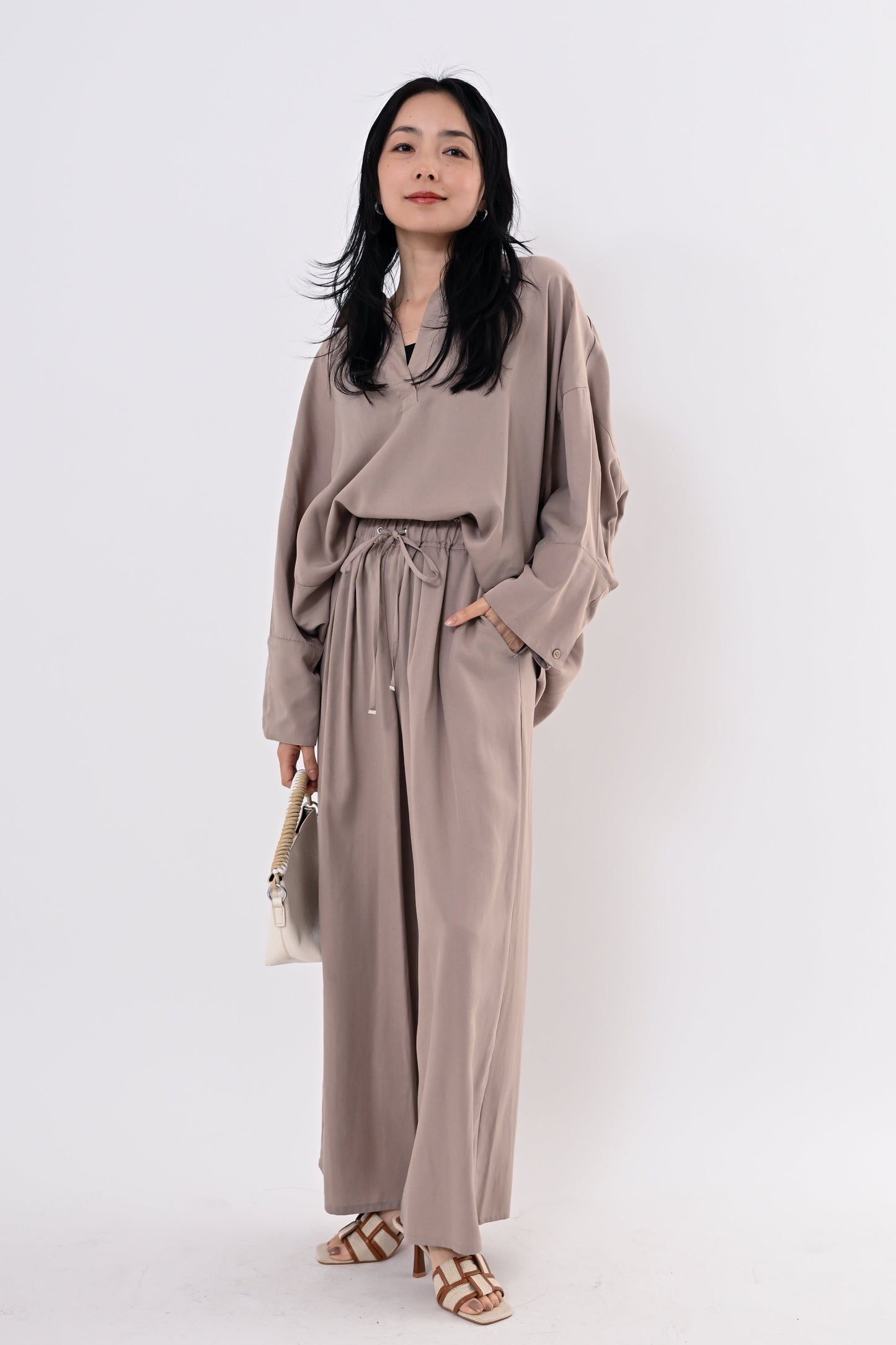 テンセルツイルスキッパーシャツ