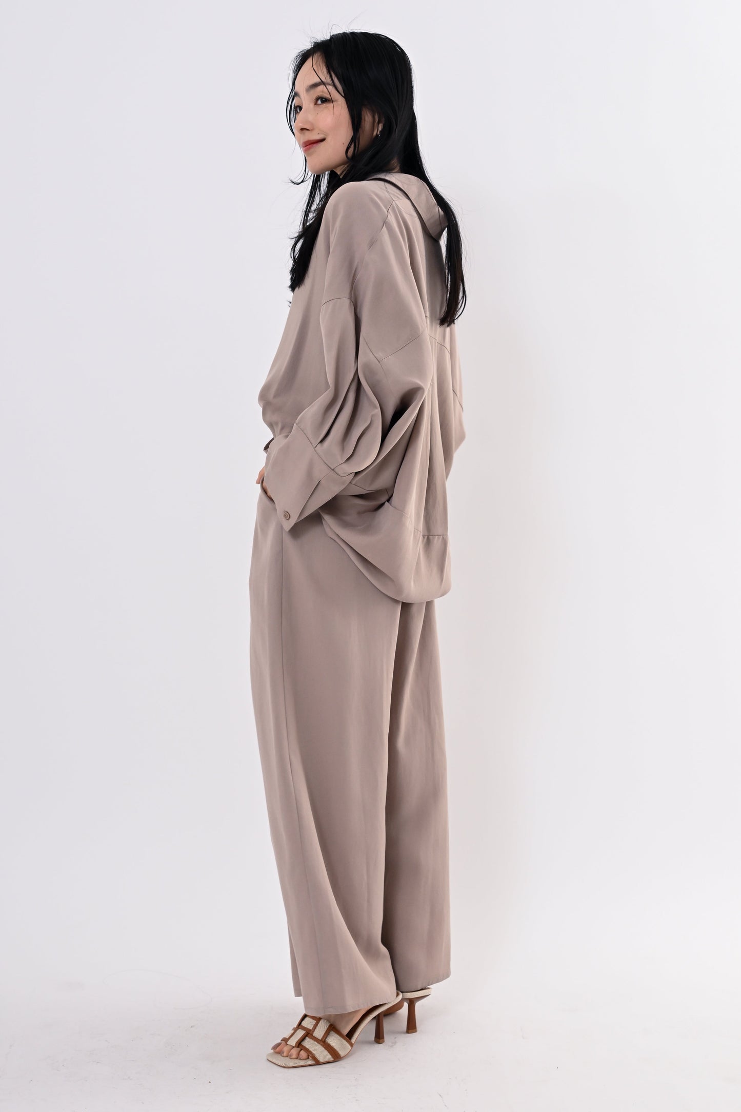 テンセルツイルスキッパーシャツ