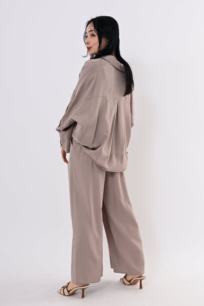 テンセルツイルスキッパーシャツ