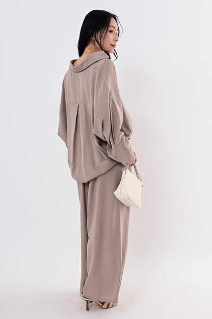 テンセルツイルスキッパーシャツ