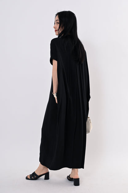 テンセルツイルシャツワンピース