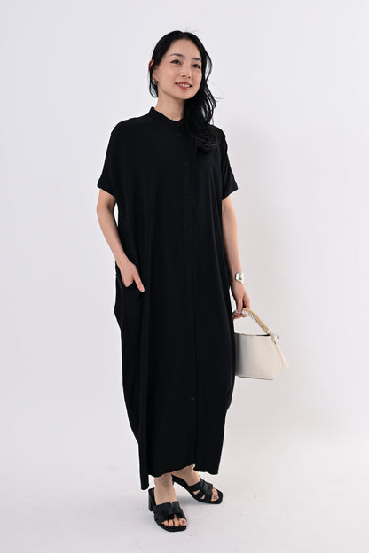テンセルツイルシャツワンピース