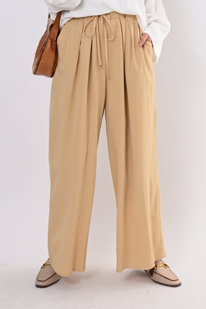 テンセルツイルワイドパンツ