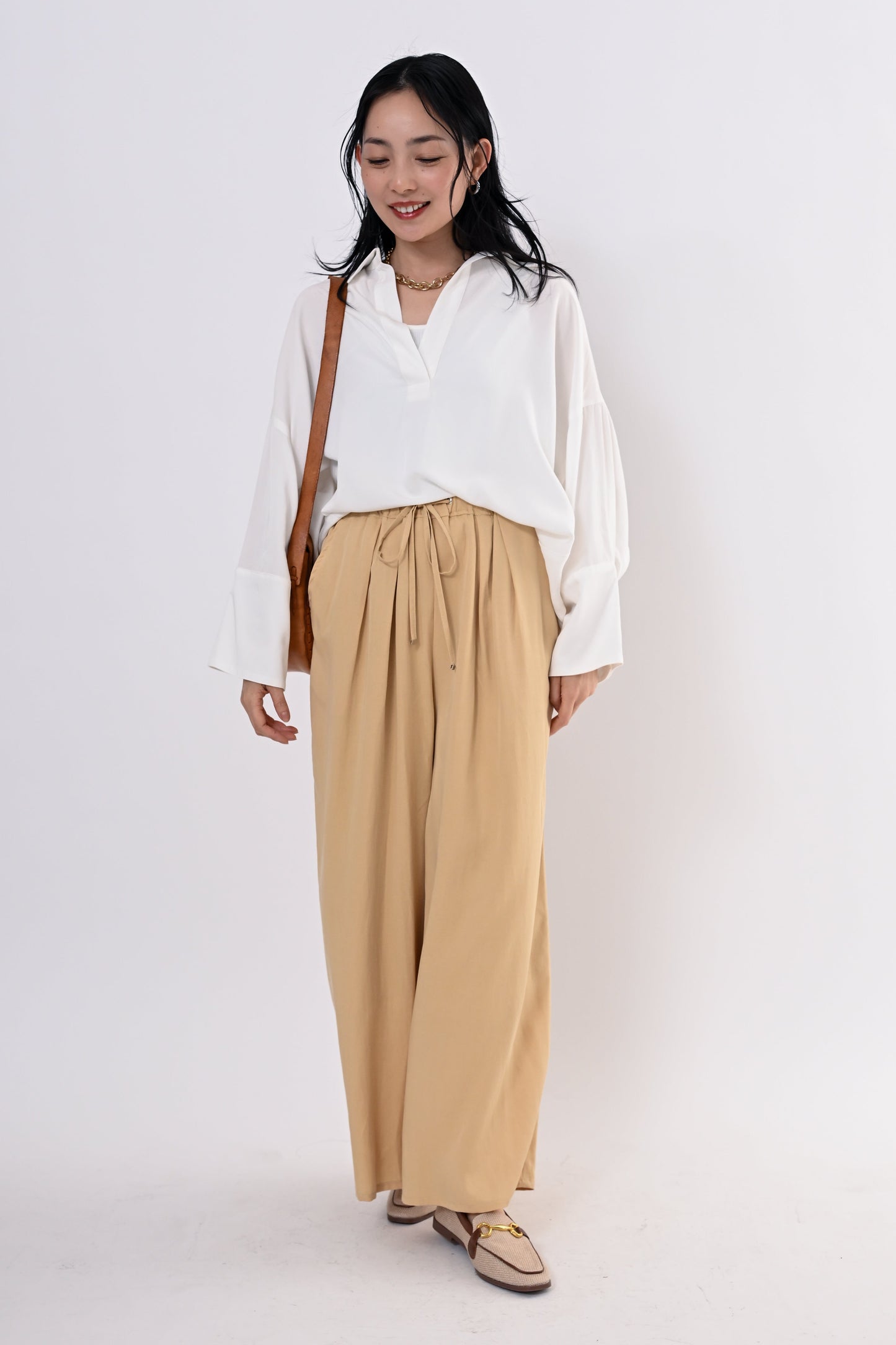 テンセルツイルスキッパーシャツ