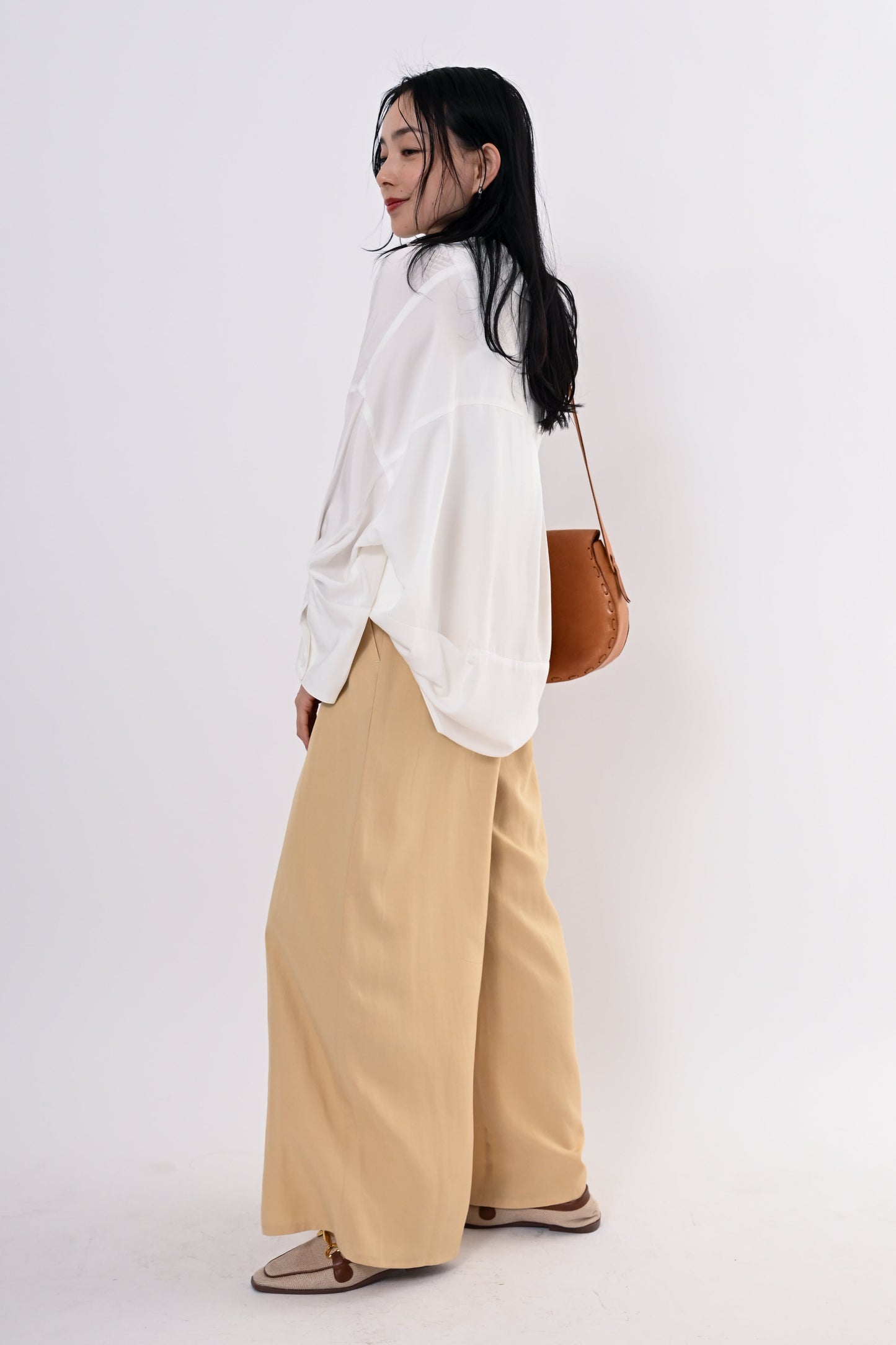 テンセルツイルスキッパーシャツ