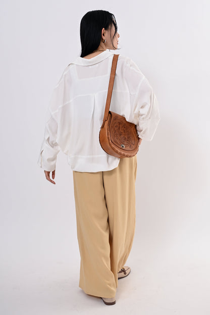 テンセルツイルスキッパーシャツ