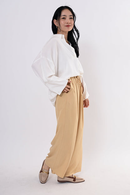 テンセルツイルワイドパンツ