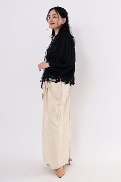 〈40%OFF〉レイヤードレースブルゾン