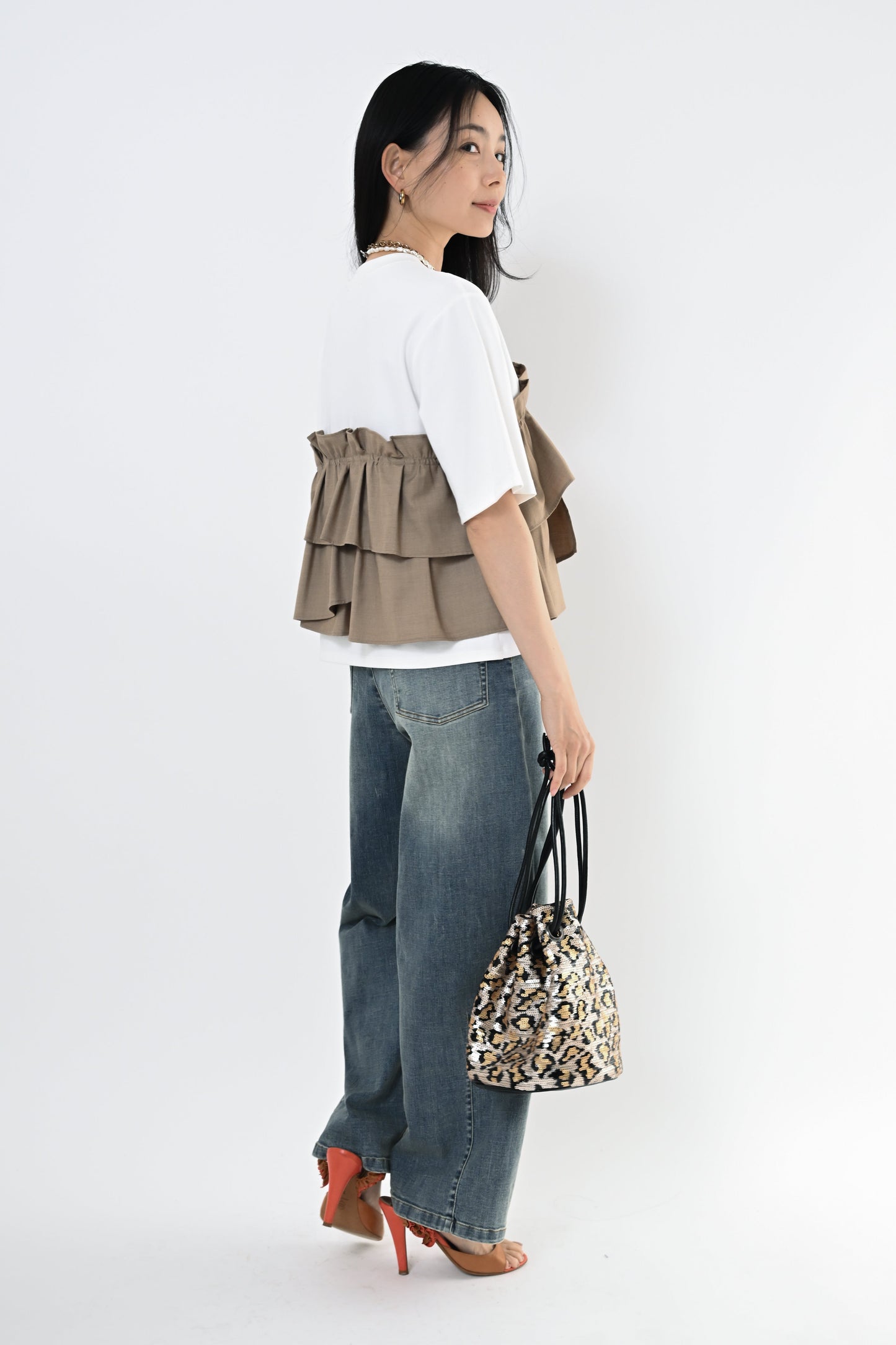 ビスチェドッキングプルオーバー