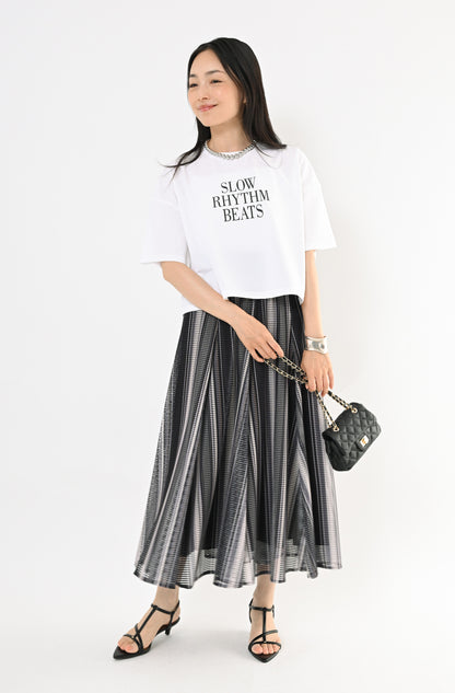 〈30%OFF〉UVショート丈ロゴTシャツ