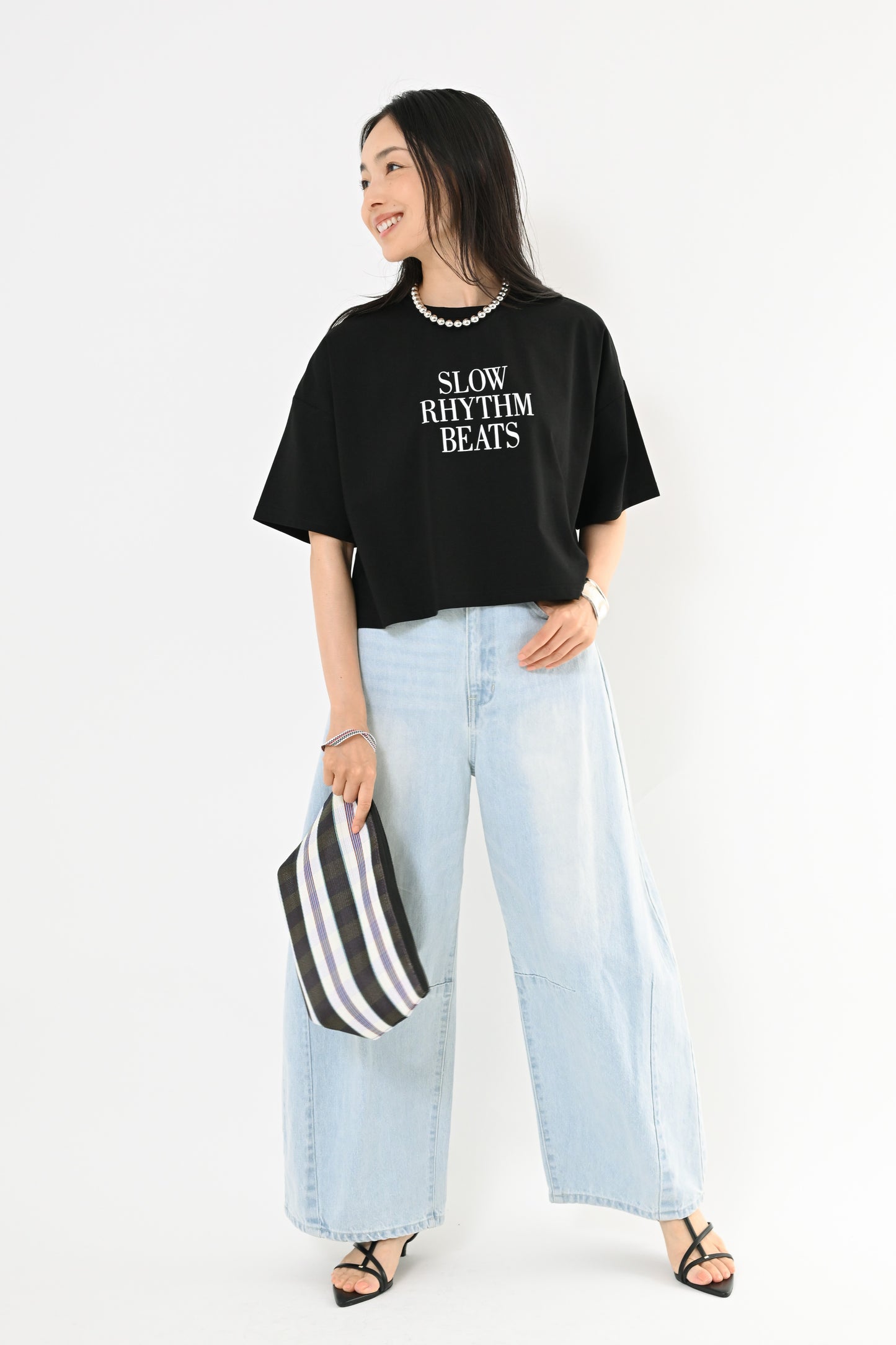 〈30%OFF〉UVショート丈ロゴTシャツ