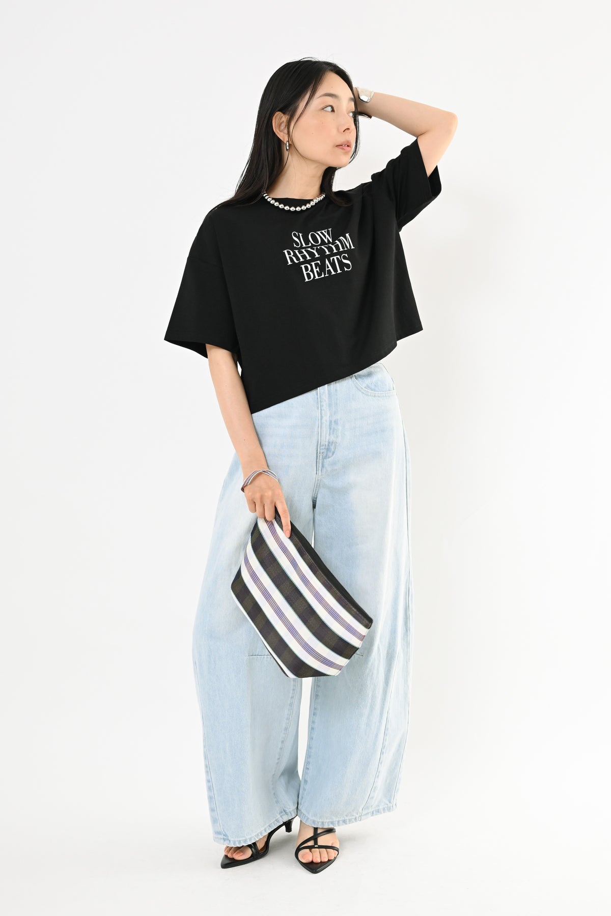 〈30%OFF〉UVショート丈ロゴTシャツ