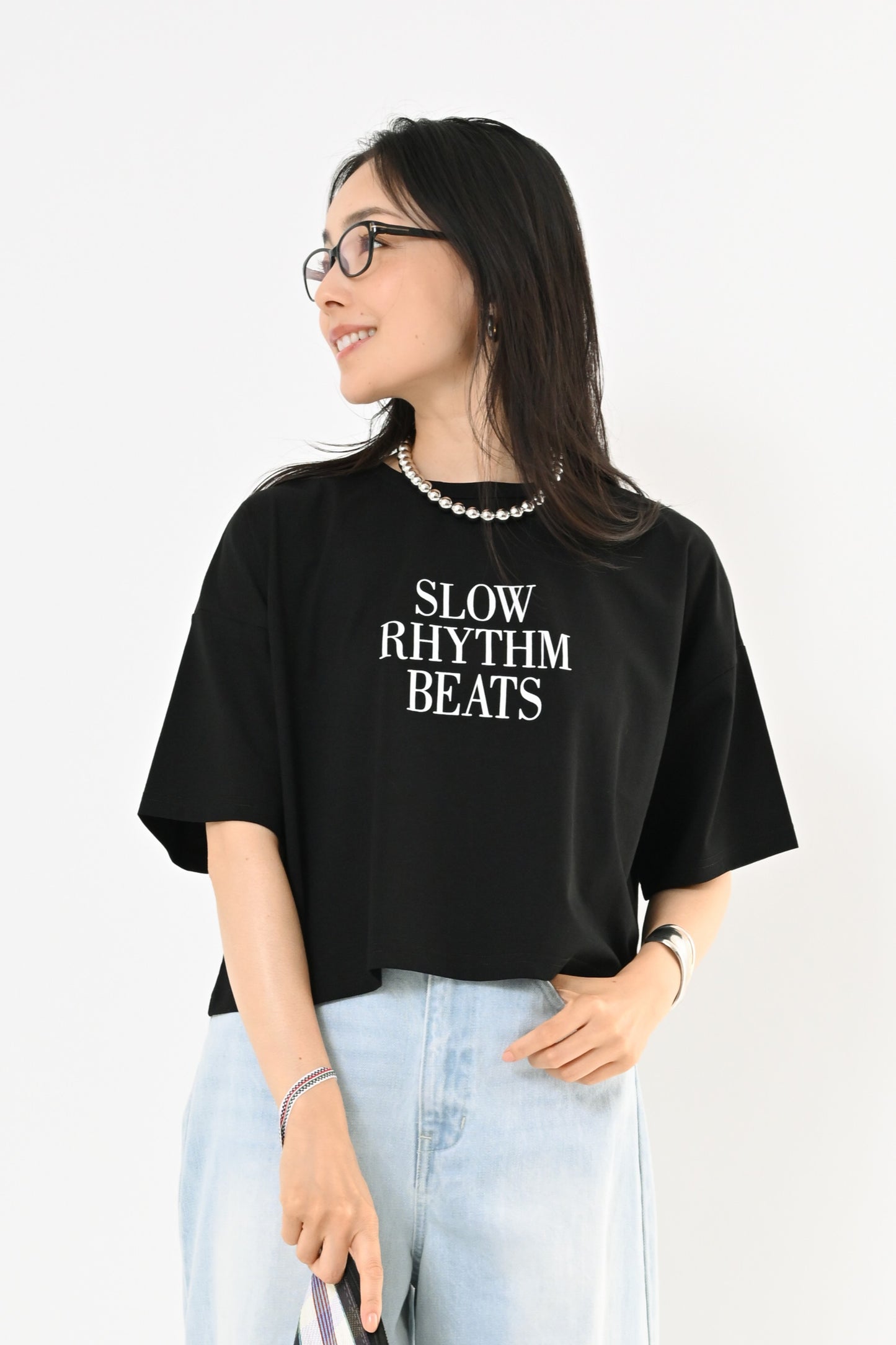 〈30%OFF〉UVショート丈ロゴTシャツ