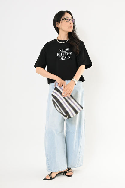 〈30%OFF〉UVショート丈ロゴTシャツ