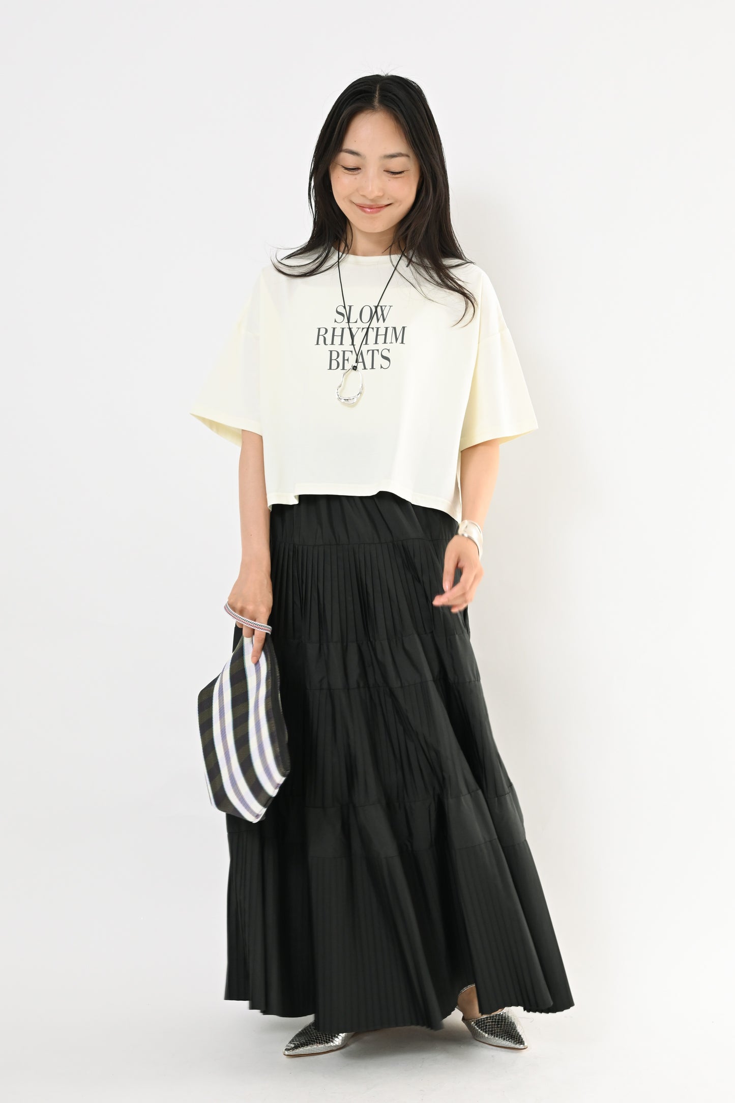 〈30%OFF〉UVショート丈ロゴTシャツ