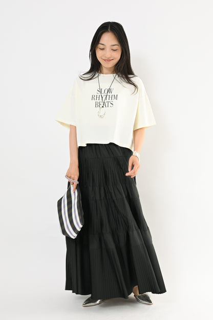 〈30%OFF〉UVショート丈ロゴTシャツ