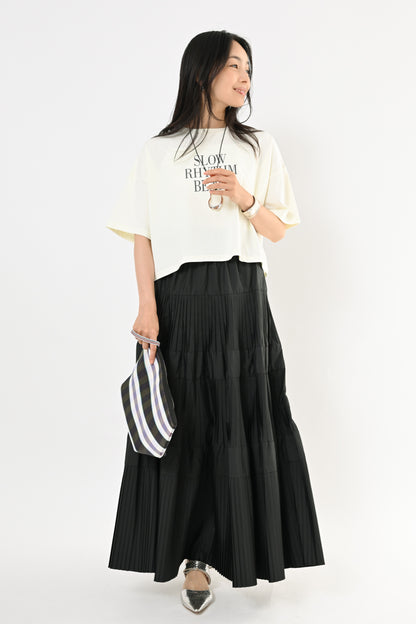 〈30%OFF〉UVショート丈ロゴTシャツ