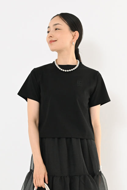 〈20%OFF〉UVロゴ刺繍ミニTシャツ
